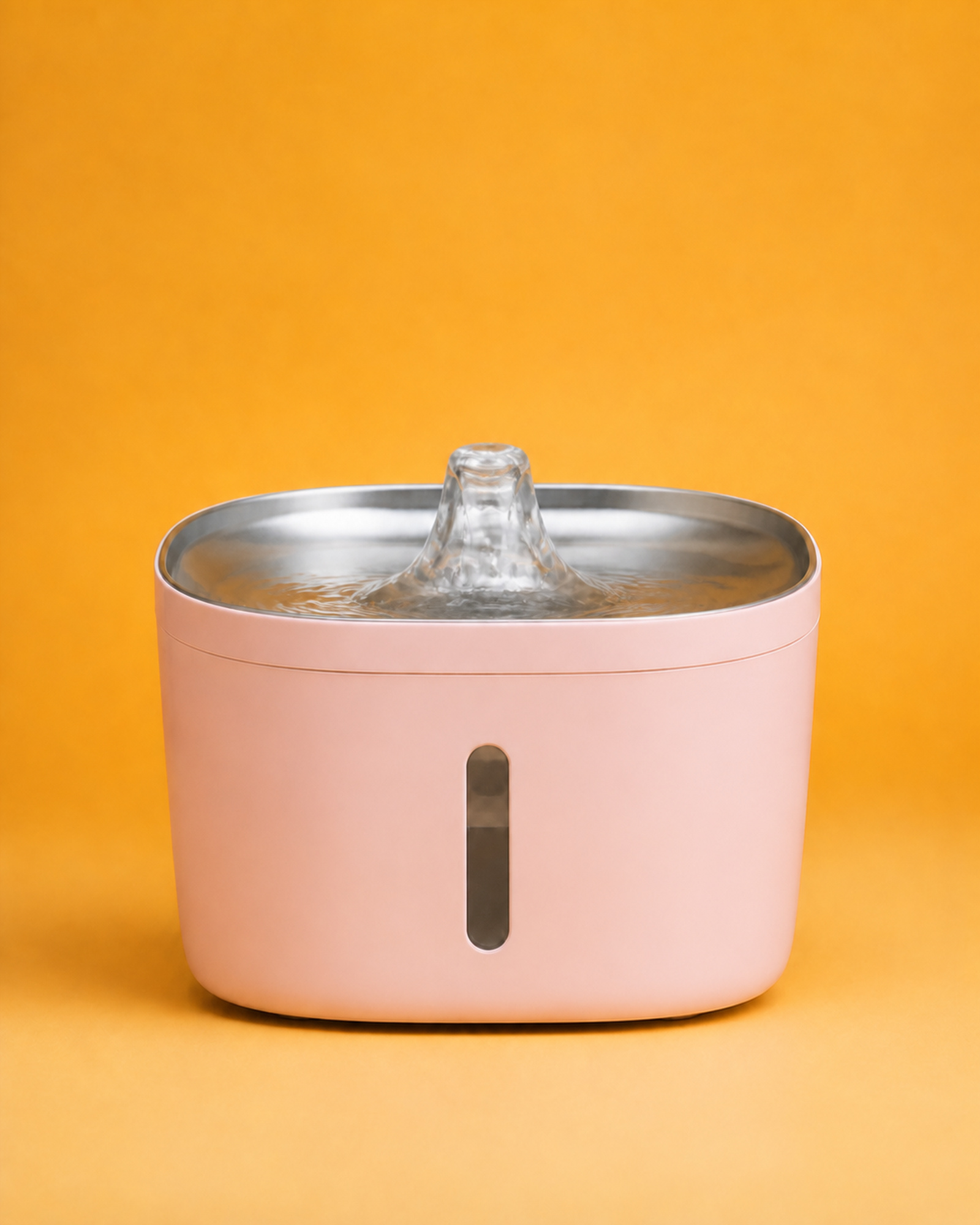 Smart Filtered Water Fountain — Blush Pink